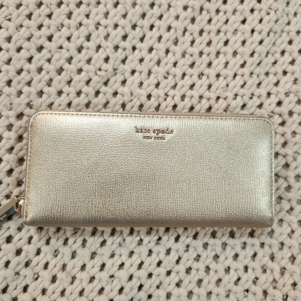 Kate Spade gold wallet